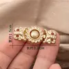 Fivela de Flor Borboleta da Dinastia Han Fivela de Metal Gola Alta Cheongsam Ombro Nu Carcela Nova Roupa Exterior Chinoiserie Fivela Decorativa