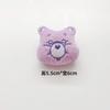 Lindo broche de peluche cabeza de oso arcoíris muñeca semiacabada bolsa zapatos ropa sombrero calcetines Accesorios Venta al por mayor