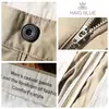 Calça Masculina Balilio de Algodão Fino para Verão, Casual de Negócios de Alta Qualidade, Luxuosa, Confortável, Respirável, Reta