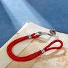 Regalo de Qixi para novia pulsera Ruyi de plata pura 99 pulsera roja hombres y mujeres pueden usar moda nacional estilo étnico carácter fu Niñas