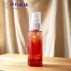 Botella atomizadora transparente de vidrio de 30 ml para tónico con tapa completa, bomba de presión, líquido de esencia de perfume, botella dispensadora cosmética