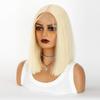 Peruca Preta Curta de Fibra Sintética com Lace Front para Mulheres, Resistente a Altas Temperaturas, Envio Direto de Armazém no Exterior, Exclusivamente para o Mercado Africano