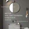 Pegatinas de Espejo Acrílico para Pared 26 Letras Inglesas para Tiendas de Té de Leche y Restaurantes Azulejo DIY Decoración del Hogar Minimalista Moderno