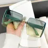 Óculos de Sol Transparentes Cinza Sem Aro, Proteção Solar, Proteção UV, Óculos de Sol de Alta Qualidade para Dirigir, Óculos de Sol Modernos para Deslocamento e Fotografia de Rua