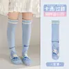 Calcetines para Niñas, Calcetines Largos de Verano, Calcetines Dulces para Niños, Calcetines de Algodón con Encaje de Dibujos Animados, Lindos Calcetines Largos hasta la Rodilla para Primavera y Verano