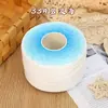 Fio de algodão mercerizado degradê em formato de bolo, fio de oito cabos tecelado à mão, multicolorido, não forma bolinhas, respirável para manta e xale