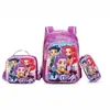 Nueva Mochila Escolar de Dibujos Animados Kpop Sudamericana de Comercio Exterior Set de Tres Piezas Mochila Ultra Ligera Impermeable