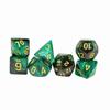 Traje de 7 dados Dados multifacéticos de dos colores Traje de dados Combo de dados con purpurina estrella transfronterizo Juego creativo