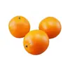 Modelo de Naranja de Simulación Plástico Naranja Navel Sunkist Naranja Falsa Fruta Mandarina Adorno Decoración para Fotografía Accesorio de Educación Temprana