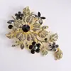 Broche da nova moda primavera e verão flor de planta exagerada corsage joias de moda europeia e americana acessórios de vestuário em estoque atacado