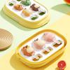 Molde de silicona creativo adorable para helado de grado alimenticio, caricatura, fácil desmoldeo, molde para hielo, molde para gelatina, queso, alimentos complementarios