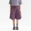 Roupas Vintage Verão 2025 Tendência Retro Americana Marca Lavagem Pesada Casual Calças de Cinco Pontos Shorts de Perna Larga Unissex