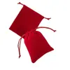 Bolsas de cordón multicolores de cuero sintético para empaque de joyería, Bolsas protectoras para anillos y aretes, Bolsas para empaque de regalos