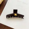 Presilha de Garra Estilo Francês Arco do Triunfo Luxo Leve Presilha Tubarão Acessório de Cabelo Elegante de Alto Padrão para Coque Espesso na Nuca