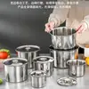 Frasco premium de acero inoxidable 304 para condimentos con tapa, recipiente para manteca, frasco de condimentos para el hogar, taza de sabor comercial, recipiente de aceite de chile para cocina