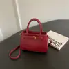 Bolsa de mão estilosa estilo coreano, bolsa tote pequena para mulheres, nova coleção outono 2026, bolsa quadrada pequena, bolsa de ombro simples, bolsa transversal, bolsa para celular