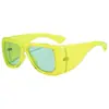 Óculos de Sol Novos Estilo 2026 Exagerados de Aba Larga Moda Hip-Hop Personalidade Tendência Cool Óculos de Sol Retro Futuristas Óculos de Proteção Solar