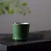 Cerámica Creativo juego de té kung fu de bambú Taza de té taza de té de bambú verde imitación taza personal juego de tazas de bambú para el hogar y el paisaje