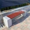 Mesa de Piedra Blanca Granito Banco de Piedra Exterior Hogar Patio Parque Comunidad Juego de Mármol Natural para Villa