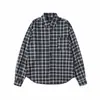 Yidao Vintage 2026 Otoño Nuevo Tendencia Retro Japonesa Versátil Casual Holgada Cepillada Cuadros Manga Larga Camisa