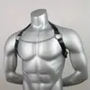 Explosões Transfronteiriças Cinto Sexy Masculino Tira de Cinto Corrente Corporal Amarrações SM Props de Cinto de Couro Estilo Punk