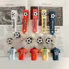 Llavero de Jersey de Estrella Clásica de la Copa Mundial de Fútbol Mundial Creativo Colgante de Recuerdo para Bolso de Persona, Llavero de Coche
