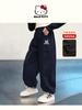 [Modelo de Marca Compartida Coolomi] Pantalones Deportivos Casuales de Otoño e Invierno para Niñas Nuevo Estilo 2025 Forrados de Felpa Opcional Venta al por Mayor para Niños Mayores