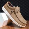 Zapatillas de Primavera y Otoño de Talla Grande Transfronterizas Zapatos Ligeros Mocasines Transpirables Zapatos Casuales Zapatos de Cuero Ligeros para Hombre Modernos