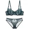 Sutiã de renda com bojo fino feminino verão busto grande faz sutiã de busto pequeno busto pequeno junta underwear respirável underwear feminino busto pequeno junta