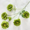 Venta Directa de Fábrica de Flores de Osmanthus Artificiales de 6 Cabezas para Arreglos Florales DIY de Boda y Hogar, Flores de Seda para Decoraciones de Festivales, Paredes de Flores y Venta al por Mayor para Bodas