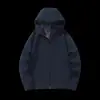Chaqueta soft shell de una sola capa para hombre y mujer, chaqueta cortavientos fina de primavera y otoño, ropa de trabajo, casual para exteriores, buena textura, ropa de alpinismo para parejas
