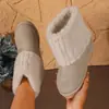 Chegada Nova Outono 2026 Comércio Exterior Tamanho Grande Feminino Casual Confortável Estilo Europeu Moderno Roupa Exterior Botas de Pelo Tamanho Único