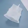Molde de Resina DIY Flor de Papoula Casa Castelo 3D Ornamento Sonhador Decoração Estilo Europeu Desenho Animado Molde de Silicone