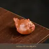 Porquinho da Sorte Fofo de Argila Roxa Pet para Chá, Pode Ser Usado para Brincadeiras de Chá, Minhoca de Chá, Bandeja de Chá, Mesa de Chá, Conjunto de Chá E18
