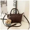 Bolso Tejido de Moda Nuevo Verano 2026 para Mujer, Bolso de Hombro Simple con Estilo, Bolso Cruzado de Diseño Único Vintage