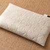 Almohada de Algodón de Color Removible y Lavable con Núcleo de Alforfón Suave y Firme Moderado Almohada Cervical Cómoda para Adultos para el Hogar Almohada Media-Baja para las Cuatro Estaciones