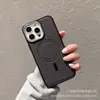 Adecuado para Funda de Teléfono Móvil Iphone17Promax, Apple 16Pro Textura de Cuero Lateral Anti-Caídas Cubierta Protectora Magnética Negocio