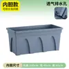 Macetero de acero inoxidable para exteriores para calles comerciales y vías municipales, jardinera rectangular hecha a medida, maceta móvil y combinable