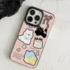Gato West Highland para Funda de Teléfono Apple 15/16plus iPhone13/ 14 Resistente a Caídas Caricatura Jelly Shell X