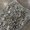 [Yisen] Botón de metal con incrustaciones de diamantes en flor de ciruelo para cárdigan de punto, botón de cuello de camisa, joyería para ropa, hebilla que combina con todo.