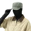 Gorra Plana de Mezclilla Vintage Lavada para Hombres y Mujeres, Sombrero de Algodón Puro de Ala Ancha para Protección Solar al Aire Libre, Circunferencia de Cabeza Grande, Logotipo Personalizado