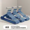 Colgador de plástico grueso con recubrimiento nuevo estilo extra grueso para adultos plástico con recubrimiento antideslizante sin marcas colgador de ropa colgador de ropa para niños