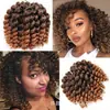 Pelucas de mujer transfronterizas, rizos en espiral trenzados, trenzas africanas de resorte pequeño, cabello corto rizado con rizos de varilla