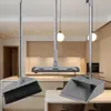 Conjunto de Vassoura e Pá de Lixo Doméstica Cerdas Macias Varrição Doméstica Removível Cabelo Não Gruda Sem Vazamento de Poeira Conjunto de Vassoura com Cerdas Macias