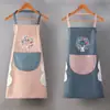 Nuevo Delantal Impermeable para Mujer PVC Engrosado Estampado con LOGOTIPO Moda Cocina Cocinar Adulto Hombres Trabajando Cintura de Trabajo