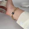Pulsera de Perlas Shijia Apiladas Estilo Francés Lujo Ligero Nicho Exquisita Cuerda Pétrea Pulsera de Perlas 2024 Nuevo Sentido de Alta Gama