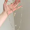 Collar de Conchas de Colores Estilo Bohemio Vintage para Mujer, Cadena Larga Personalizada de Doble Capa Estilo Étnico para Suéter