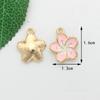 Fabricante de Accesorios de Joyería de Estilo Floral, Venta al por Mayor de Joyería DIY Hecha a Mano de Aleación, Accesorios de Joyería DIY con Goteo de Aceite Transfronterizo