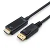 Cable de conversión de DP grande a HDMI 4K, macho a macho, cable de video HD para pantalla de computadora