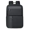 Mochila Executiva Transfronteiriça para Homens, Grande Capacidade para Laptop de 16 polegadas, Mochila de Viagem, Simples, Leve, Resistente a Manchas